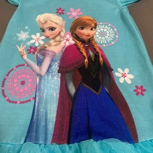 Little Girls Tutu Dress Disney Frozen